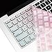TOP CASE - 2 in 1 Signature Bundle Floral Pattern Rubberized Hard Case + Keyboard Cover Compatible MacBook Air 13