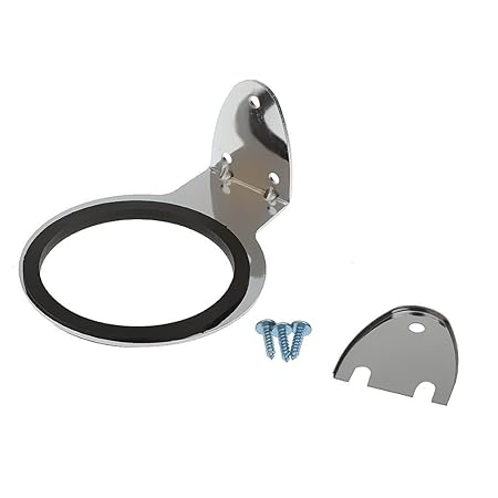 Electomania Beauty Salon Home Stainless Steel Hair Dryer Wall Mount Holder Stand Bracket (silver)