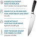 Sharp 8'' Chef Knife & Sharpener, Balanced Quality Stainless Steel Blade: Easily Cut Sushi, Sashimi, Chicken Meat & More, Professional Cutting, Chopping, Slicing & Dicing, Ergonomic Kitchen Equipment