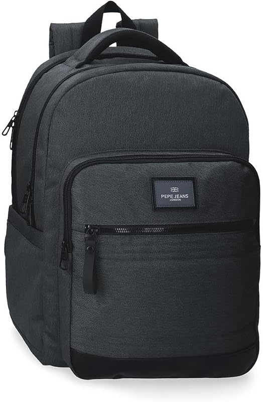 Whitton Sac à dos pour ordinateur portable 15,6 pouces Noir 31 x 44 x 15 cm Cuir synthétique et polyester by Joumma Bags — photo 1 sur 6