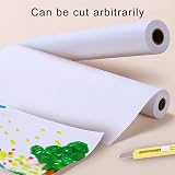 LEUSO White Drawing Paper Roll 44cm x 20m Art Paper for Painting Sketching view 3
