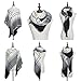 Blanket Scarf Women Gift Travel Wrap - Sports Shawl Plus Size Black Lover Home