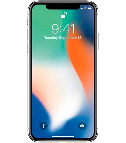 Apple iPhone X, GSM Unlocked 5.8in, 256 GB - Silver (Renewed
