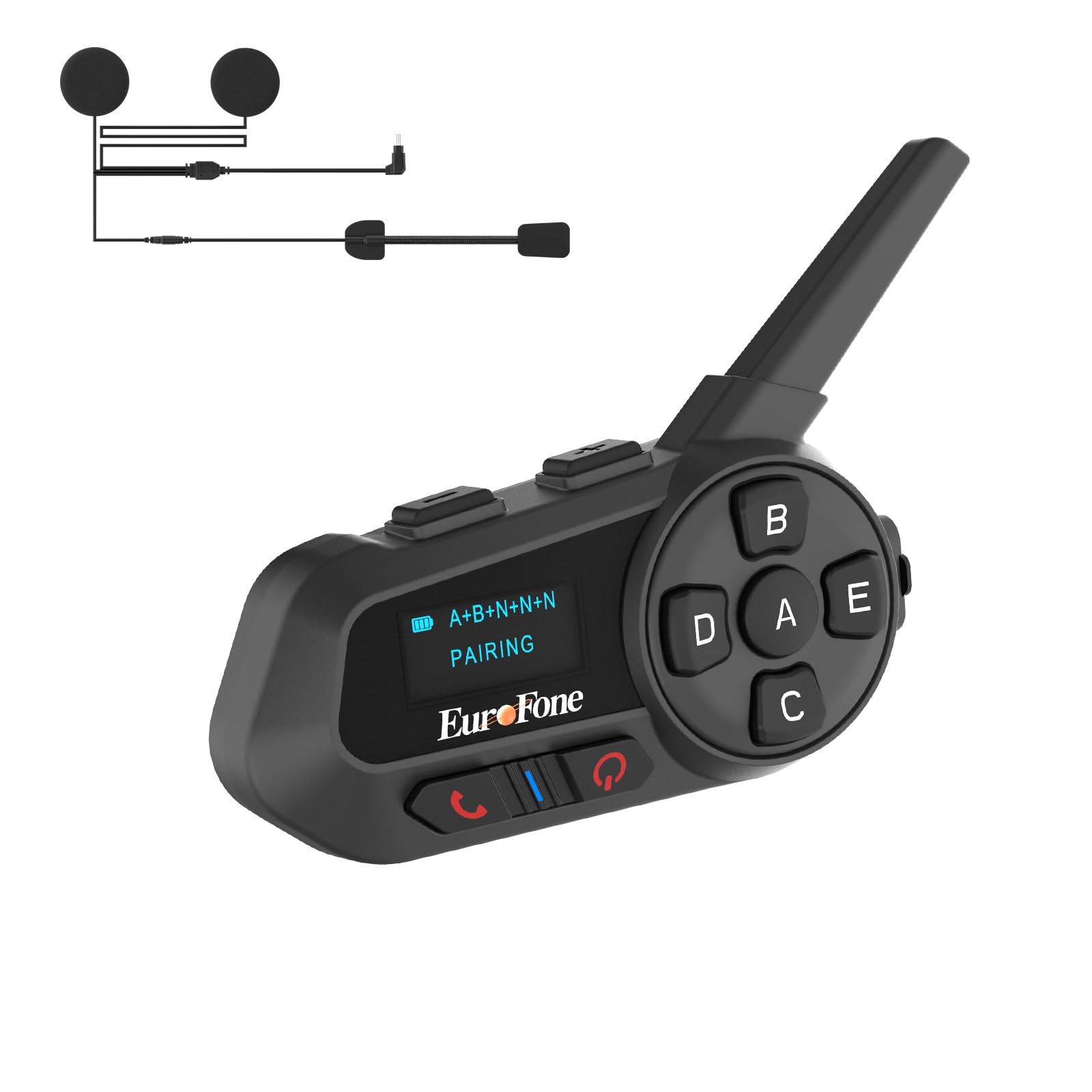 EuroFone S6-1200-A Helmet Bluetooth Headset Motorcycle Helmet Bluetooth ...