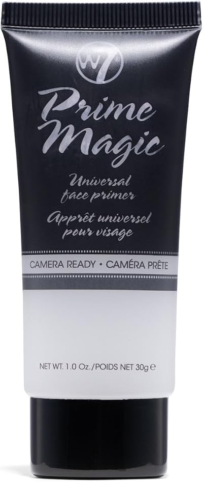 W7 Prime Magic Face Primer Clear Makeup Base Vegan Formula For Smooth Skin