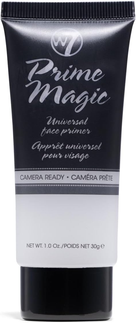 W7 Prime Magic Face Primer Clear Makeup Base Vegan Formula For Smooth Skin