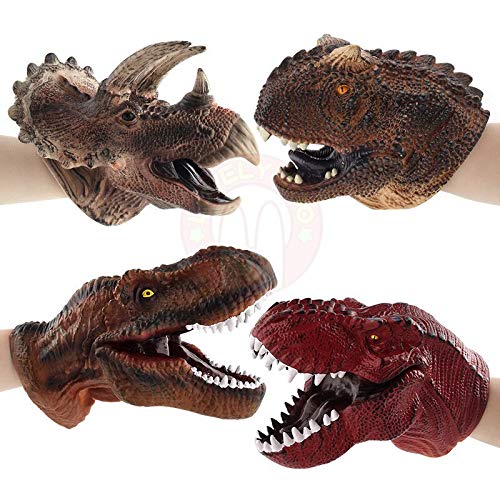 image for Scallion Finger Puppets Dragon Toy On Hand Shark Puppet World Park Vel