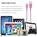 [3 Pack] Fasgear Micro USB(3ft,6ft,10ft) - Premium Charging Cables [Braided Nylon] for Samsung, Nexus, LG, Android Smartphone and More (Pink)