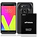 V20 Extended Battery, EPOBOO 6400 mAh Extended Battery with Back Cover (2.2X Extra Battery Power) for LG V20 H910 H918 VS995 LS997 H990 [24 Month Warranty]