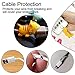Newseego Compatible with iPhone Cable Protector Charger Saver Cute Animal Cable Accessory-4 Pack