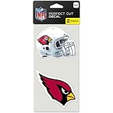 WinCraft Arizona Cardinals Set of 2 Die Cut Decals