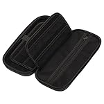 LAFALA Nintendo Switch Travel Case Hard Shell Protective Storage Bag With 20 Game Card Holder,Black