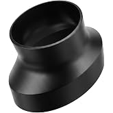 4 to 3 Inch Duct Reducer Adapter Fits Panasonic WhisperValue, Broan LP80 | 4 inch oval to 3 inch round duct transition ring. Fits Panasonic WhisperValue FV-0510VS and Broan-NuTone LP80.