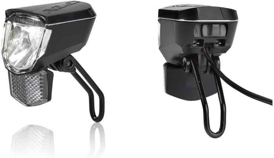 XLC Unisex - Adult CL-D08 Headlight Sirius D45 Black One Size