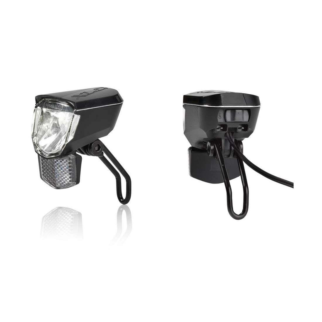 XLC Unisex - Adult CL-D08 Headlight Sirius D45 Black One Size