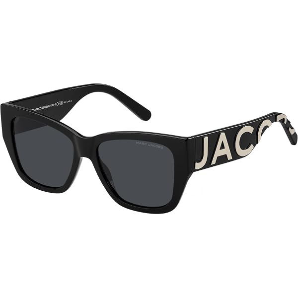 NWT Marc Jacobs Marc 555/S-807/9O Black Rectangle 55mm Sunglasses Marc Jacobs Sunglasses MARC-555-S 807/9O main image 4