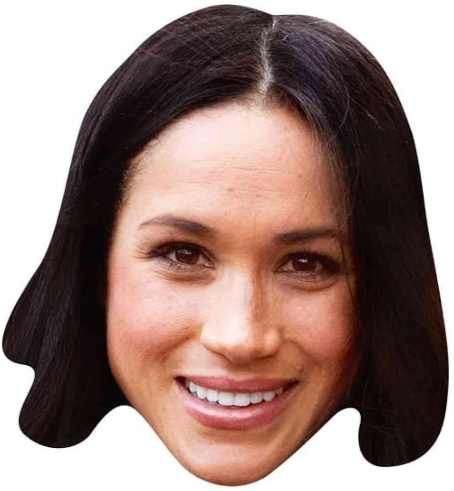 Star Cutouts SM269 "Meghan Markle Royal Wedding Real Talking Point" Mask, One Size