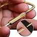 Cevinee™ Durable Brass Screw Lock Key Chain Ring, Creative EDC Kits Hanging Ring - D Shape