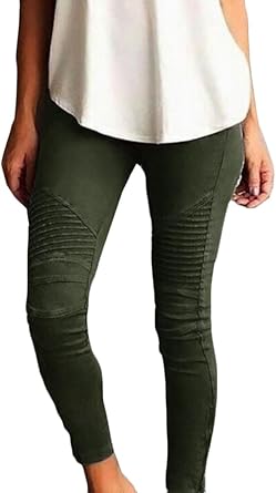 army green jeggings womens