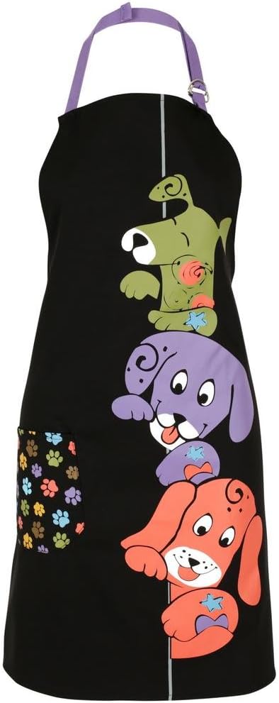 Amazon Co Jp カラフルなpeepingペット動物愛好家キッチンエプロン Adult Home Kitchen