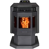US Stove Company US GW1949 Wiseway Non-Electric Pellet Stove, 60 lbs  Hopper, Black : Amazon.ca: Tools u0026 Home Improvement