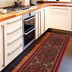 Machine Washable Medallion Oriental Design Non-Slip