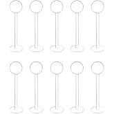 Ruifan 10PCS Clear Flexible UV Acrylic Tongue Labret Cheek Ring Piercing Retainer 14g 16g 3/4" 19mm