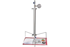 LABFENG 90g Stainless Steel Vacuum Tube Kit Vacuum Chamber with Tripod Used to Extract from Plant Leaves