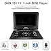 Docooler® 10. 1 Inches Swivel Screen DVD/CD/MP3 Player Portatil 16:9 TFT Screen Pixe 1024 * 600 Support SD / USB / AV for Gamepad TV US Plug GKNUO GKN-101