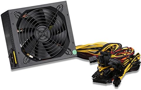 Excelvan 850-Watt ATX Computer Power Supply Desktop PC 850W for Intel AMD PC SATA