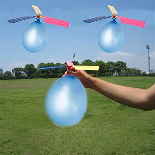 Yansion Helicopter Balloon Summer Party Balloons Air Flying Toys for Kids with 24 Balloons 12 Pack - Thumbnail 5