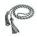 GraduationForYou Braided Honor Cords, Forest Green White