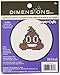 Dimensions Poop Emoji Mini Counted Cross Stitch Kit for Beginners, 11 Count White Aida, 3'' D