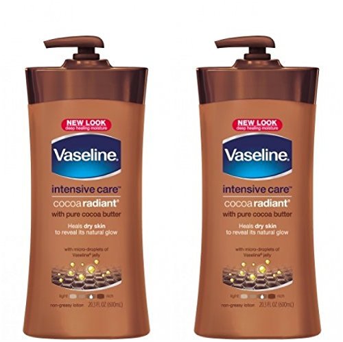 Vaseline Lotion Cocoa Radiant 20.3 oz (Pack of 2)