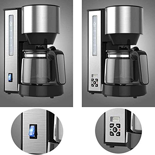 AJH Filterkaffeemaschine Kaffeemaschine, 1,25 l Glaskrug Abnehmbare Filterkaffeemaschine Anti-Tropf-Mühle – Bild 8