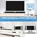 Soundbar, TOPVISION Detachable Stereo Sound Bar (60Watt and 39-inch) Subwoofer insaide, Strong Bass Wired and Wireless Bluetooth 5.0 Audio Speakers for TV (2019 Updated Version)thumb 1