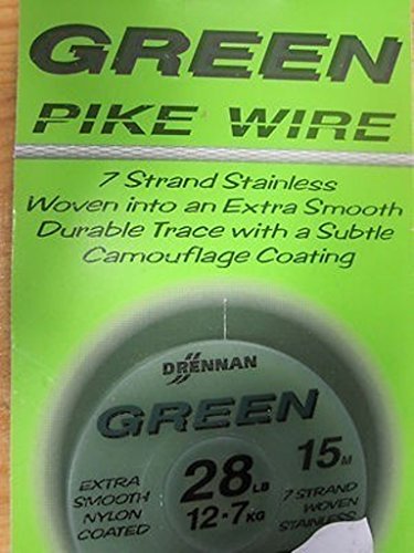 Drennan Green Pike Wire 9,1Kg Stahlvorfach