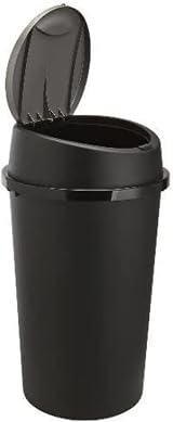 Keto Plastics 45 Litre Black Touch Top Bin Living Range view 5