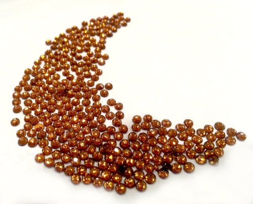 GoldenLiving168 Topaz Yellow Round 600pcs Rhinestone 3mm (10ss) 3D Acrylic Nail Art Decoration Cellphone Case (High Quality) USA SELLER! FAST SHIPPING!