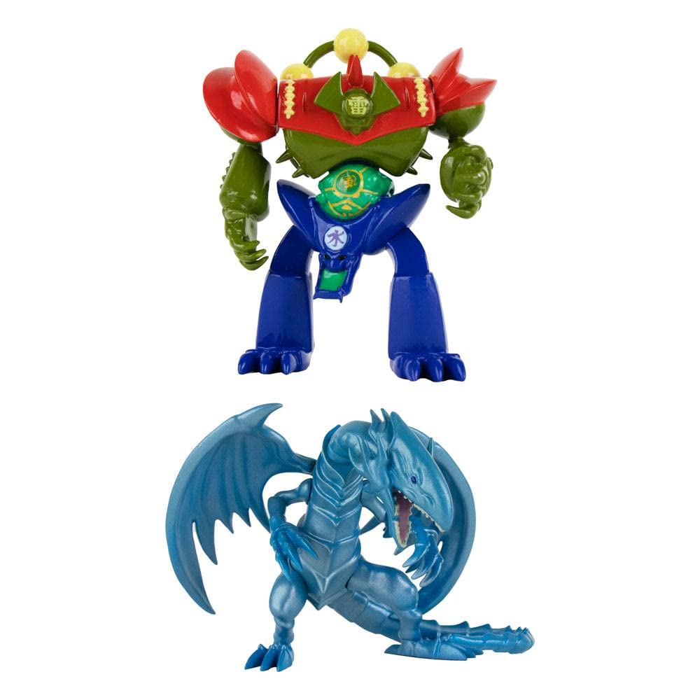 Super Impulse Yu-Gi-Oh Highly Detailed 3.75 Inch Articulated Figures. Set includes 3.75 Inch Blue-Eyes White Dragon and Gate Guardian.