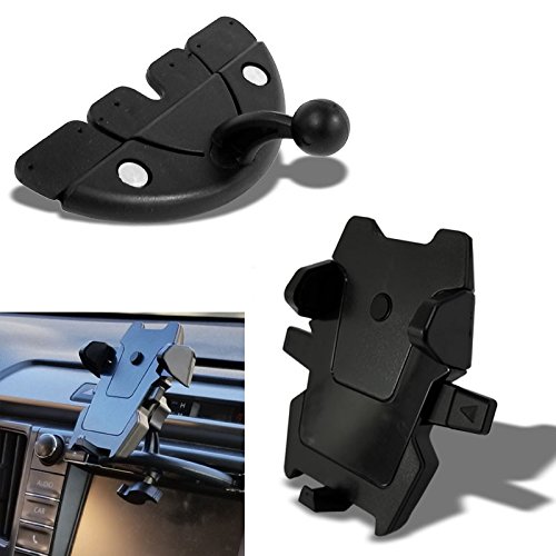 Replacement Part TYA Line-TYA-B 360 Rotate Adjustable Clip On Mount Holder Bracket Cradle CD Slot Car/SUV/Truck Mounting Base Holder Stand Black For Smartphone Mobile Cell Phone