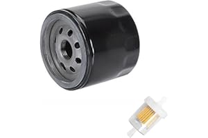 LCAPT AM125424 GY20577 Oil Filter with Fuel Filter Replacement for John Deere D105 D110 D120 D140 D160 D170 Lawn Tractor