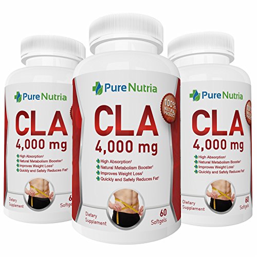 PureNutria CLA 4000 - Max Strength Fat Burner for Men and Women, Natural Weight Loss Exercise Enhancement, Build Lean Muscle, Burn Fat - High Potency Conjugated Linoleic Acid Softgels - Stimulant Free - Thumbnail 6