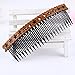 8Pcs Plastic Wood Grain Hollow Hair Side Combs Retro Hair Comb Pin Clips Headdress with Teeth for Lady Women Girls Hair Styling Accessories[comb size (L*W): 13.5x4.8cm/5.3x1.78inch ]