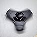 Starsprairie Fidget Hand Spinner EDC Toys Stress Relief, ADHD, Anxiety Autism for Kids Adults Fidgeters Triangle Stainless Metal Aluminum (black)