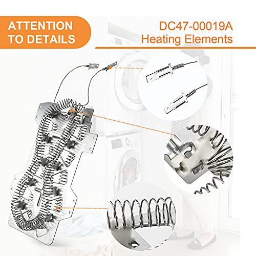 DC4700019A Dryer Heating Element Replacement Part Compatible with