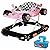 Dream On Me Victory Lane Baby Activity Walker, Pink with BONUS Hypoallergenic, Unscented Baby Wipes, 128 Count