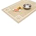 Cavalier Pets, Bowl Mat for Cat and Dog, Silicone Non-Slip Absorbent Waterproof Dog Food Mat, Easy to Clean, Unique Paw Design