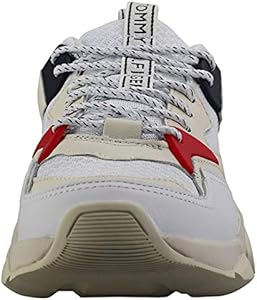 wmn chunky mixed textile trainer