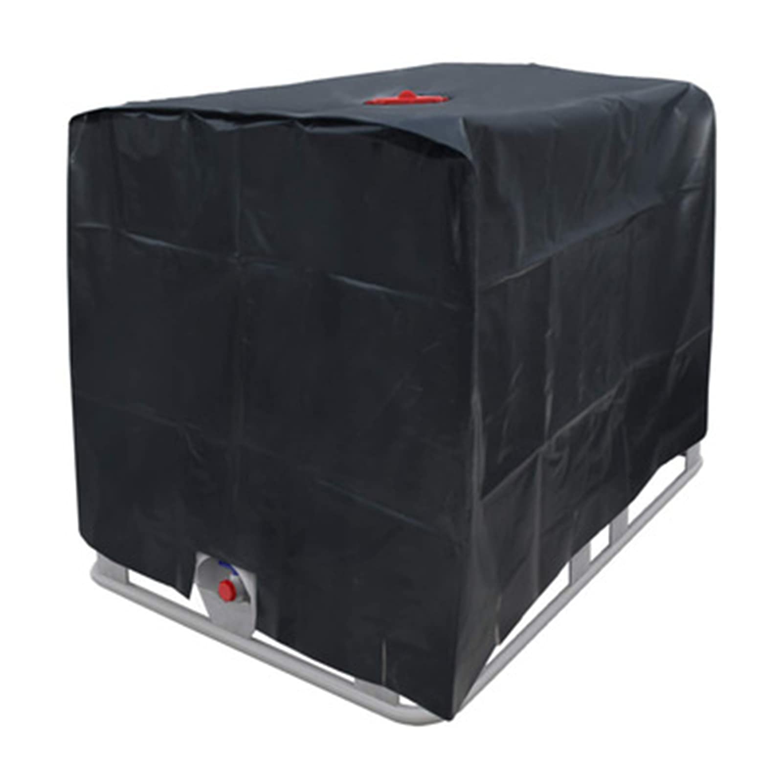 Gonnely Protective Cover for Water Tanks, Oxford Fabric 1000 Litres IBC Container Dustproof Cover (Black)